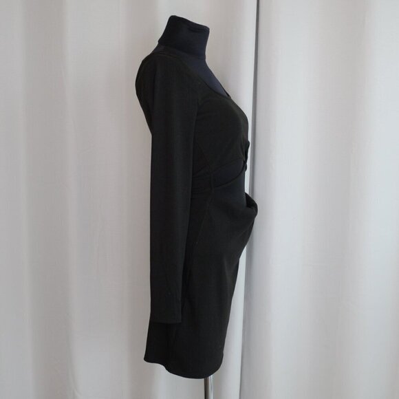 ASTR the Label Ribbed Black Mini Cutout Dress Sz S - Picture 7 of 9